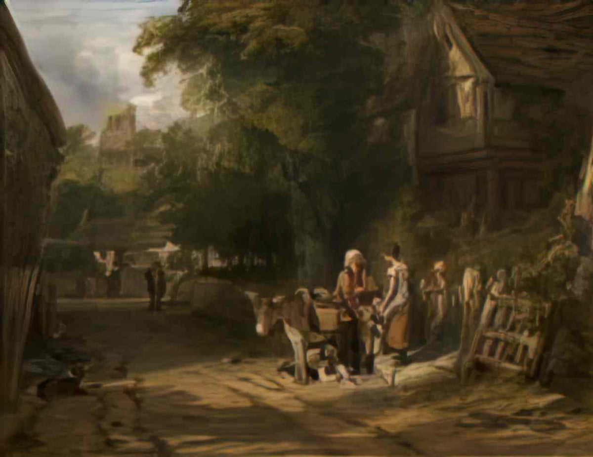 William Collins the cherry seller 1824 Art A4 Photo Print