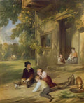 William Collins the kitten deceived 1816 Art A4 Photo Print