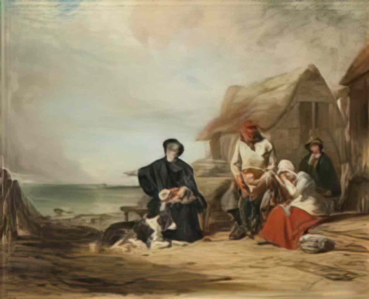 William Collins the mariner s widow 1835 Art A4 Photo Print