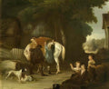 William Collins the sale of the pet calf 1812 Art A4 Photo Print