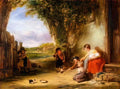 William Collins the stray kitten 1835 Art A4 Photo Print