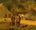 William Collins the village gossip Art A4 Photo Print