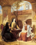 William Collins the world the cloister 1844 Art A4 Photo Print