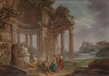 William Hamilton classical ruins 1778 1 Art A4 Photo Print