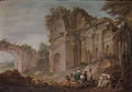 William Hamilton classical ruins 1778 3 Art A4 Photo Print