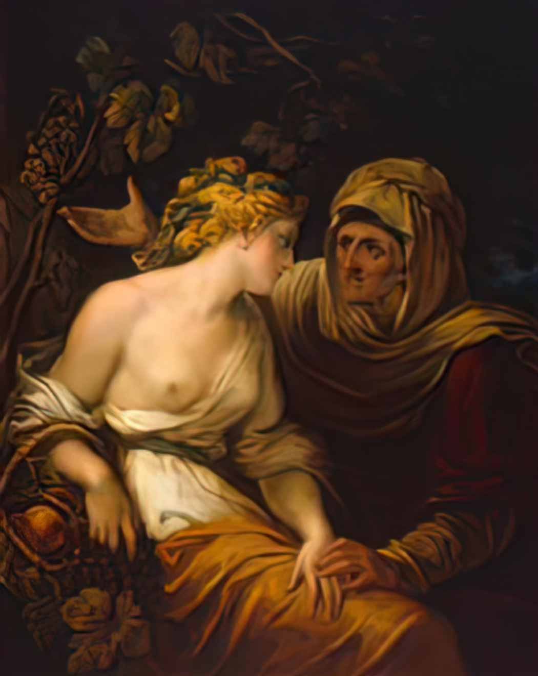William Hamilton vertumnus and pomona 1789 Art A4 Photo Print