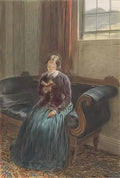 William Henry Hunt william henry hunt a lady reading called mrs willi Art A4 Photo Print