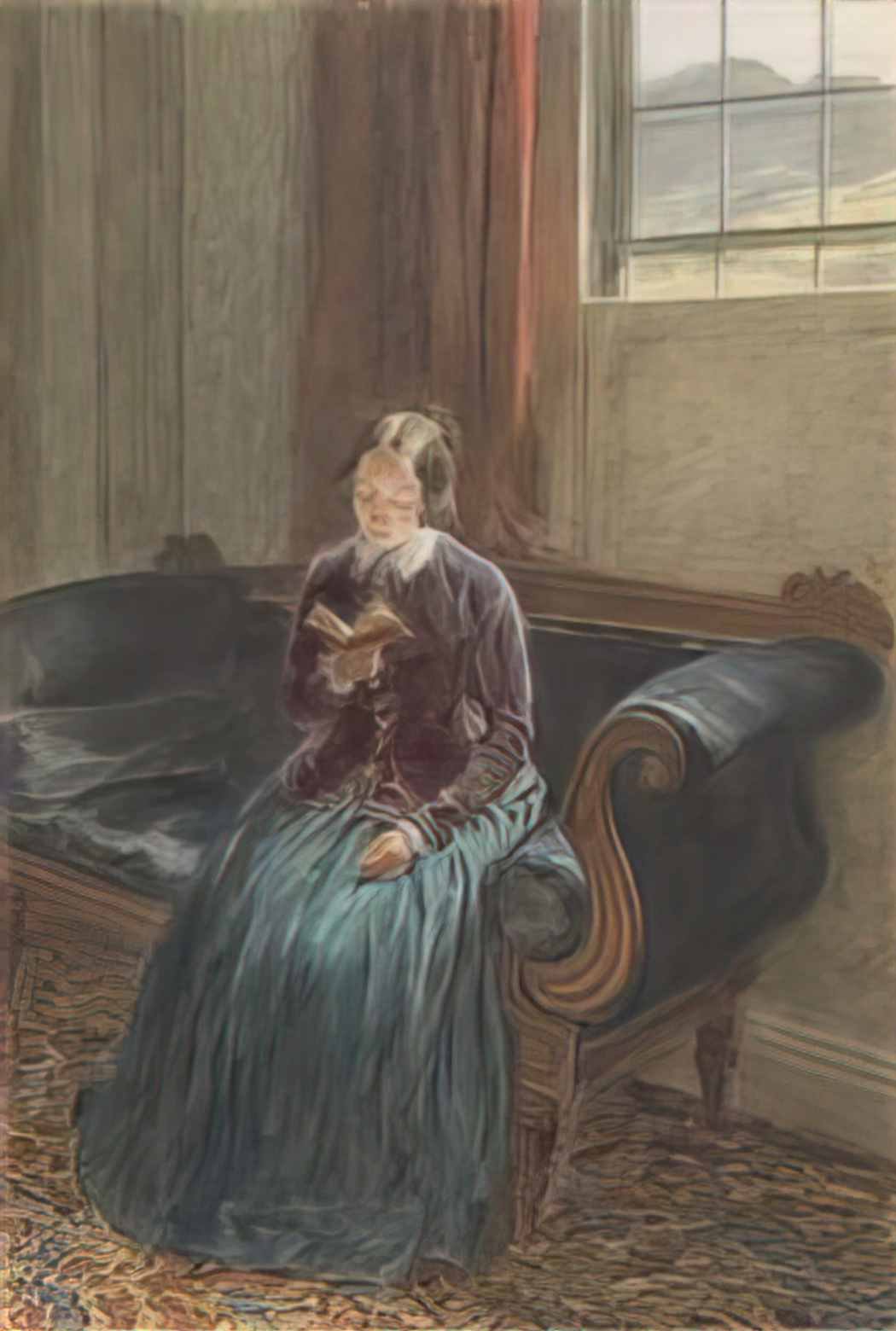 William Henry Hunt william henry hunt a lady reading called mrs willi Art A4 Photo Print