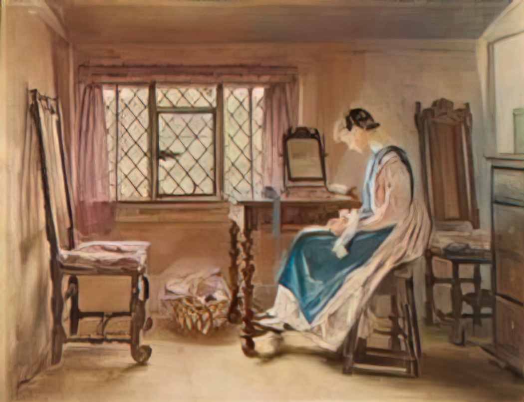 William Henry Hunt william henry hunt preparing for sunday c1832 wc u Art A4 Photo Print