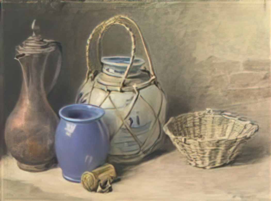 William Henry Hunt william henry hunt still life with ginger jar c182 Art A4 Photo Print