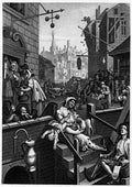 William Hogarth Gin Lane A4 Photo Print