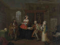 William Hogarth Marriage A la Mode 3, The Inspection A4 Photo Print