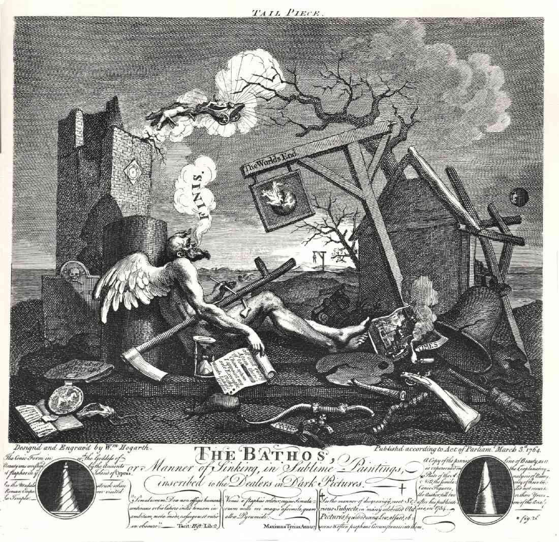 William Hogarth The Bathos 18thc A4 Photo Print
