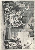 William Hogarth The Invasion Plate 2 England 18thc A4 Photo Print
