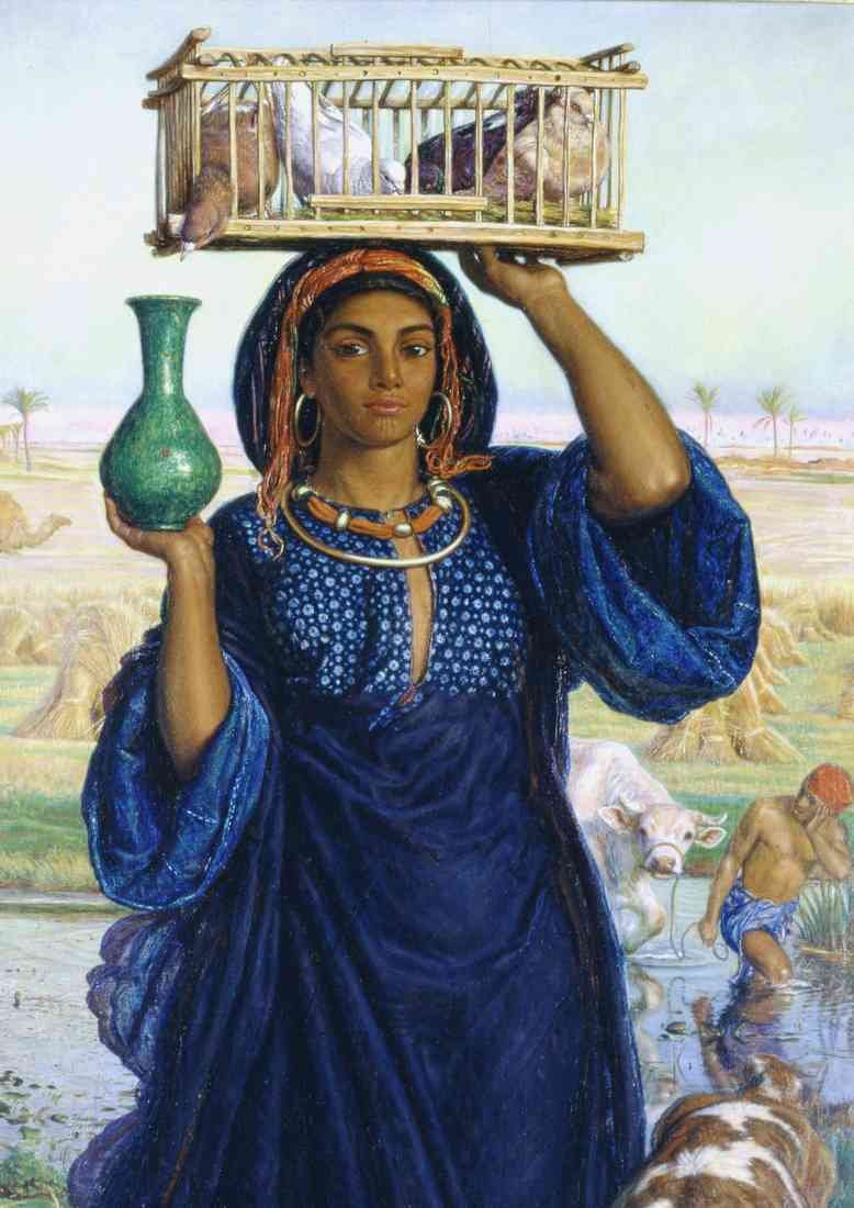 William Holman Hunt the afterglow in egypt crop A4 Photo Print