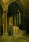 William Logsdail lincoln cathedral A4 Photo Print