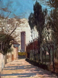 William Logsdail mestre near venice 1881 Art A4 Photo Print