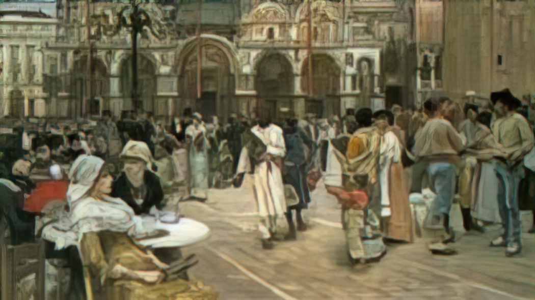 William Logsdail st mark s square venice 1883 Art A4 Photo Print