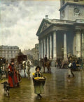 William Logsdail st martin in the fields 1888 Art A4 Photo Print