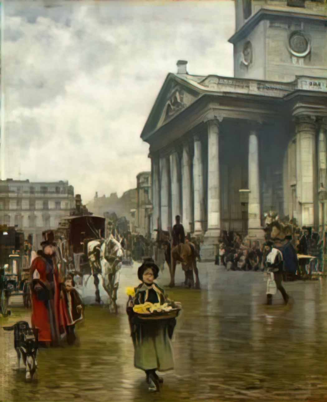 William Logsdail st martin in the fields 1888 Art A4 Photo Print