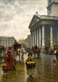 William Logsdail st martin in the fields 2 CROP A4 Photo Print
