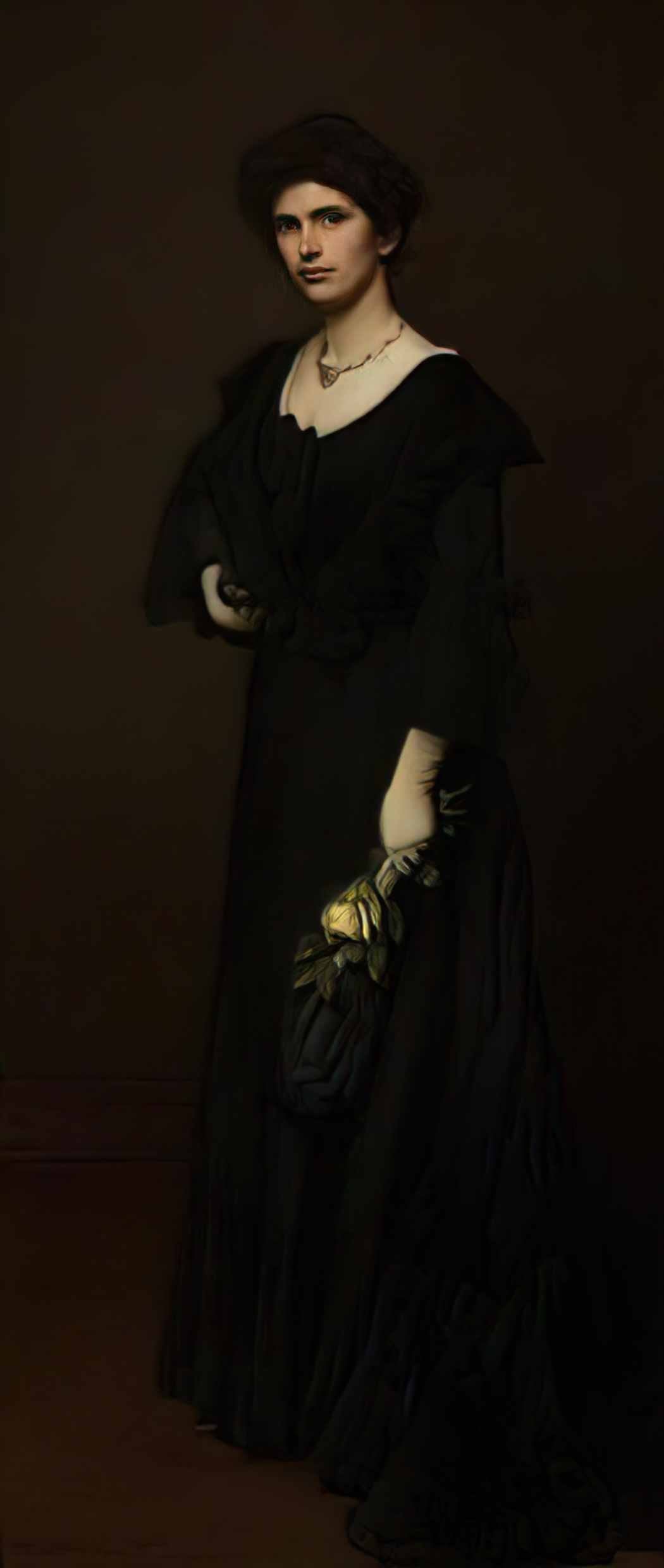 William Logsdail the artist s wife c1905 Art A4 Photo Print