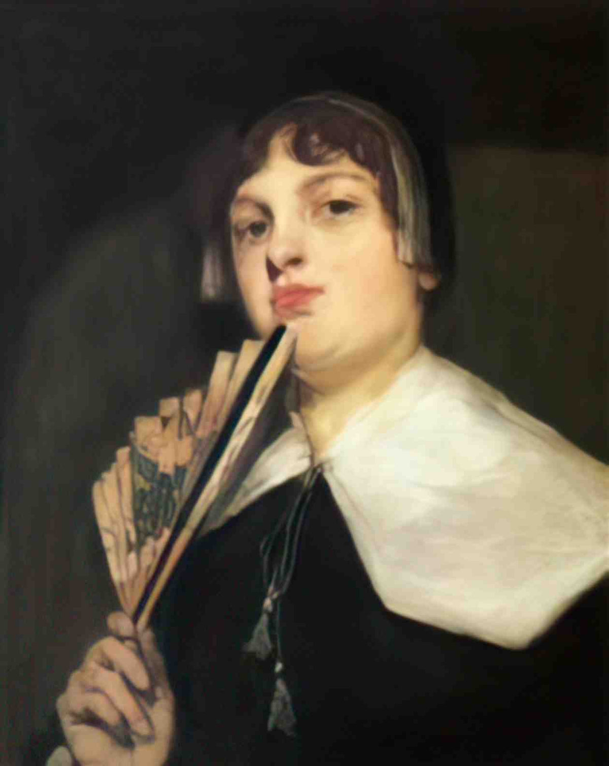 William Merritt Chase a coquette Art A4 Photo Print
