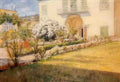 William Merritt Chase a florentine villa Art A4 Photo Print