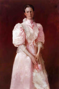 William Merritt Chase a study in pink aka portrait of mrs robert p mc Art A4 Photo Print