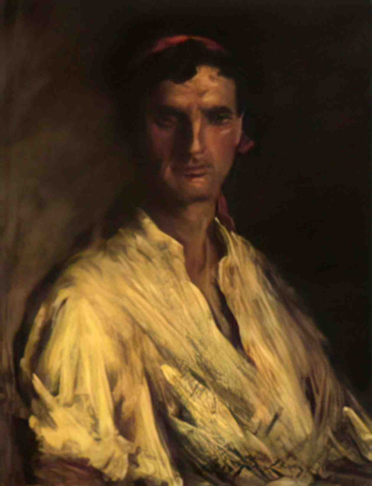 William Merritt Chase a young roman Art A4 Photo Print
