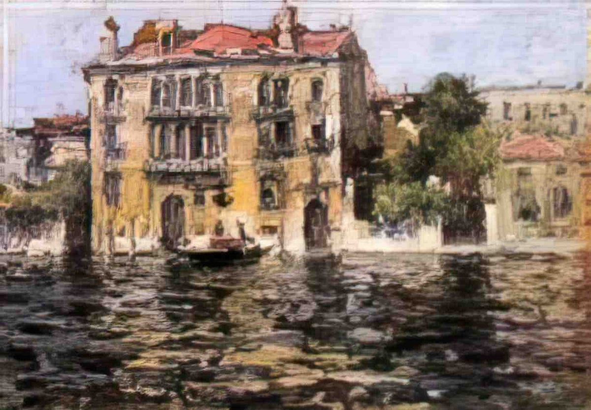 William Merritt Chase after the rain Art A4 Photo Print