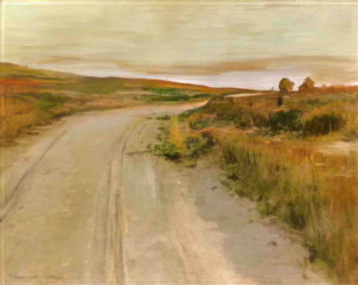 William Merritt Chase at shinnecock hills Art A4 Photo Print