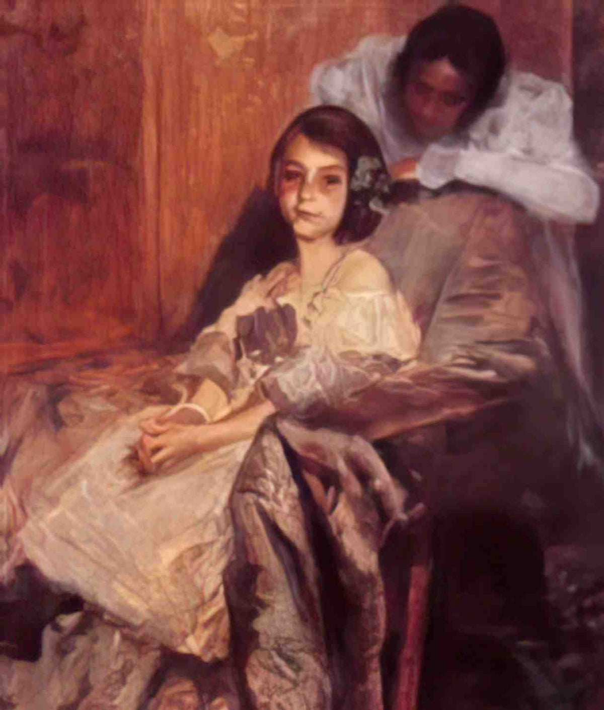 William Merritt Chase dorothy and her sister Art A4 Photo Print