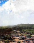 William Merritt Chase dunes at shinnecock Art A4 Photo Print