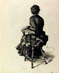William Merritt Chase figure study i Art A4 Photo Print