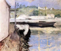 William Merritt Chase fish sheds and schooner gloucester Art A4 Photo Print
