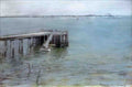 William Merritt Chase gravesend bay aka the lower bay Art A4 Photo Print