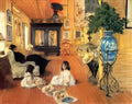 William Merritt Chase hall at shinnecock Art A4 Photo Print