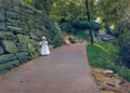 William Merritt Chase in the park a by path Art A4 Photo Print