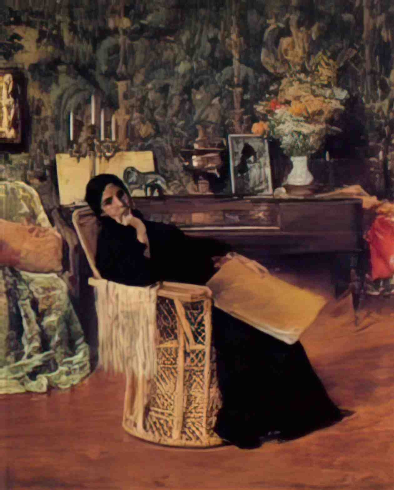 William Merritt Chase in the studio 2 Art A4 Photo Print