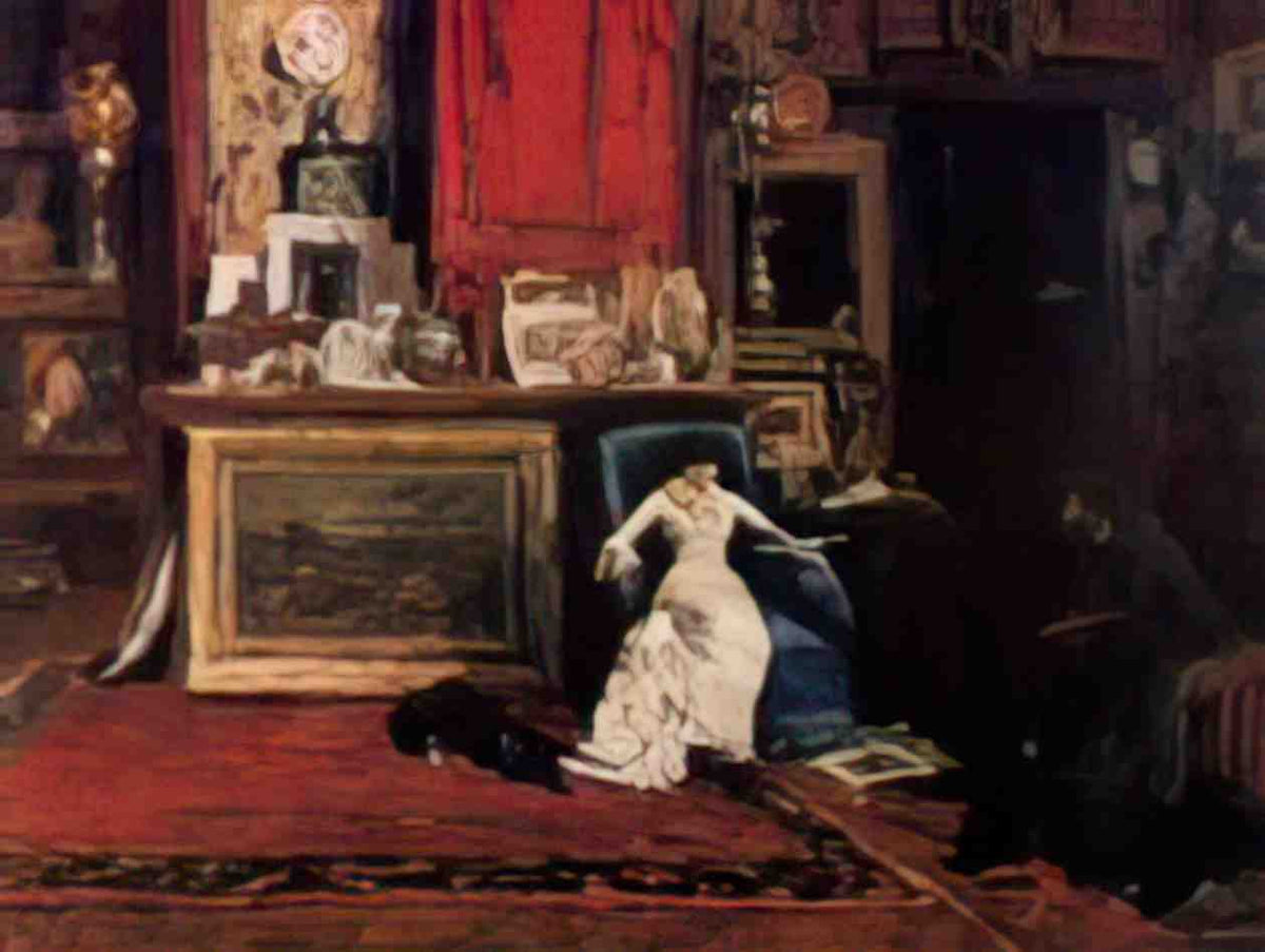 William Merritt Chase interior of the artist s studio aka the tenth s Art A4 Photo Print