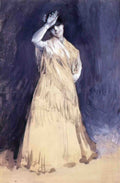 William Merritt Chase mrs chase as the señorita Art A4 Photo Print