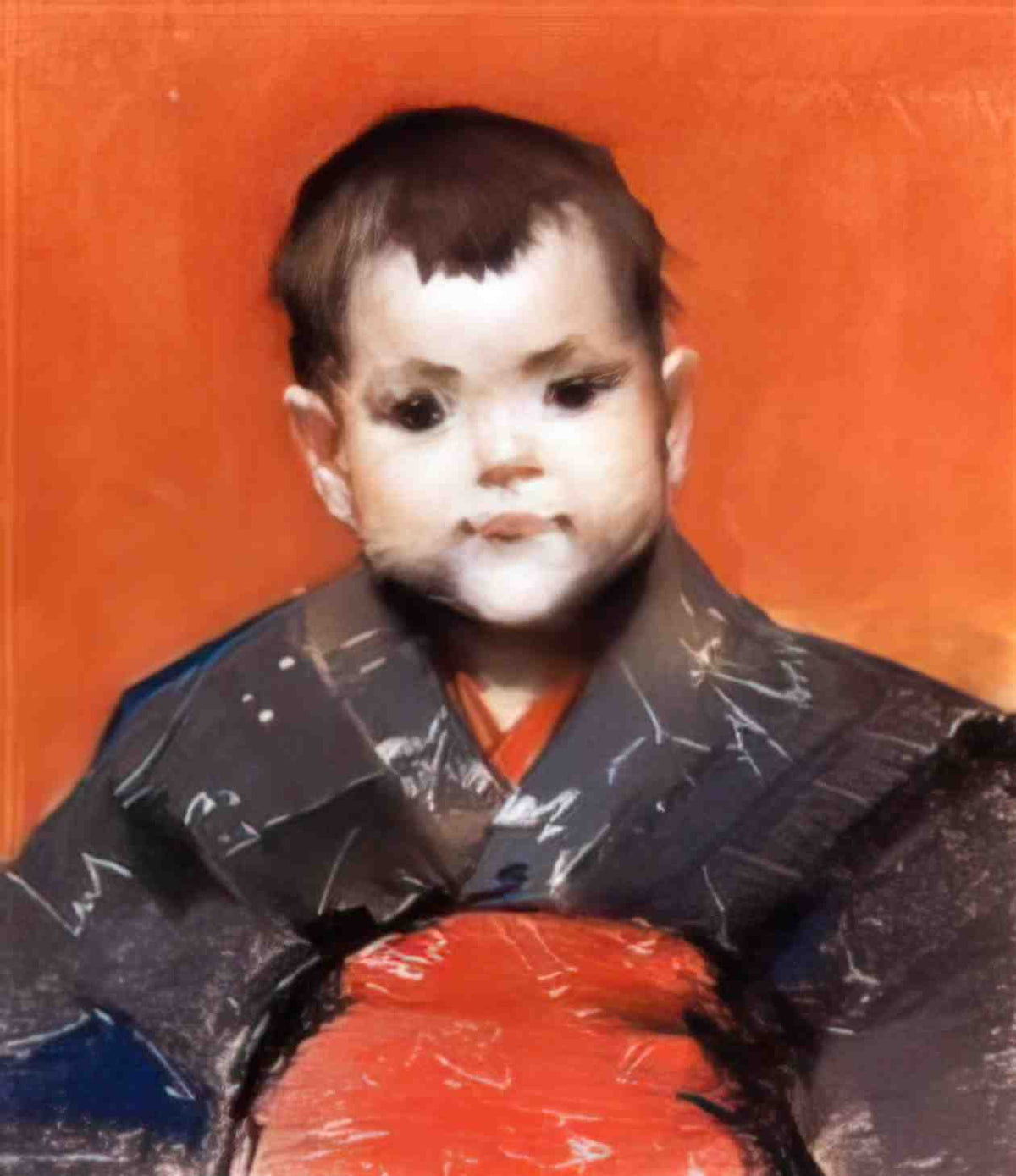 William Merritt Chase my baby aka cosy Art A4 Photo Print