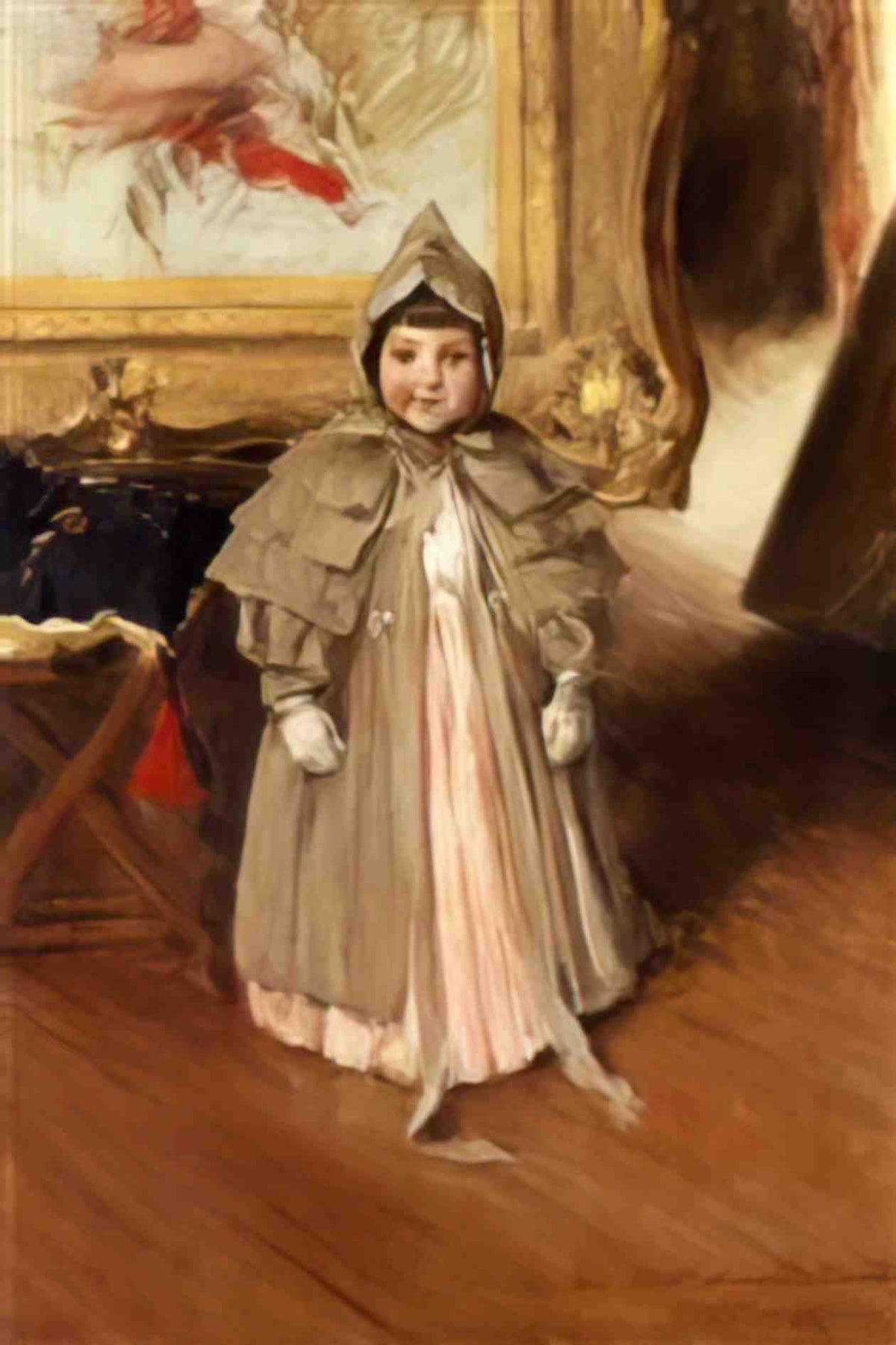William Merritt Chase my little daughter dorothy Art A4 Photo Print