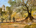 William Merritt Chase olive trees florence Art A4 Photo Print