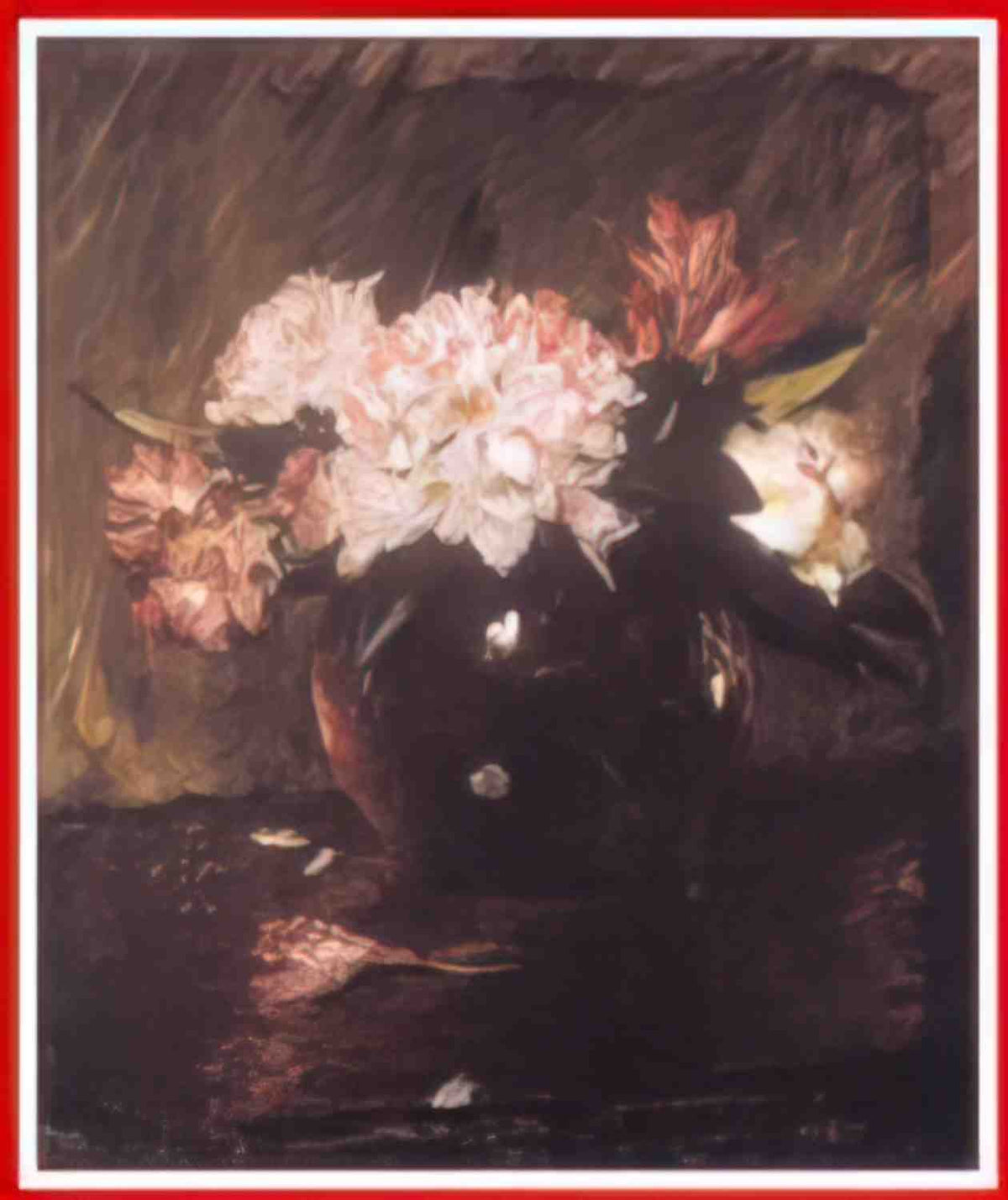 William Merritt Chase peonies 1 Art A4 Photo Print