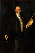 William Merritt Chase portrait Art A4 Photo Print