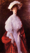 William Merritt Chase portrait of miss frances Art A4 Photo Print