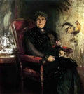 William Merritt Chase portrait of mme e h bensel Art A4 Photo Print