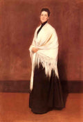 William Merritt Chase portrait of mrs c 1 Art A4 Photo Print